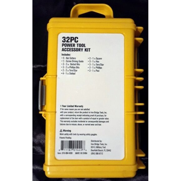 32-Piece Power Tool Accessory Kit - Picture 2 of 2